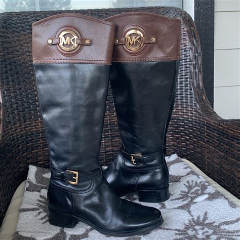 michael michael kors women's braden riding boots|Michael Kors riding boots sale.